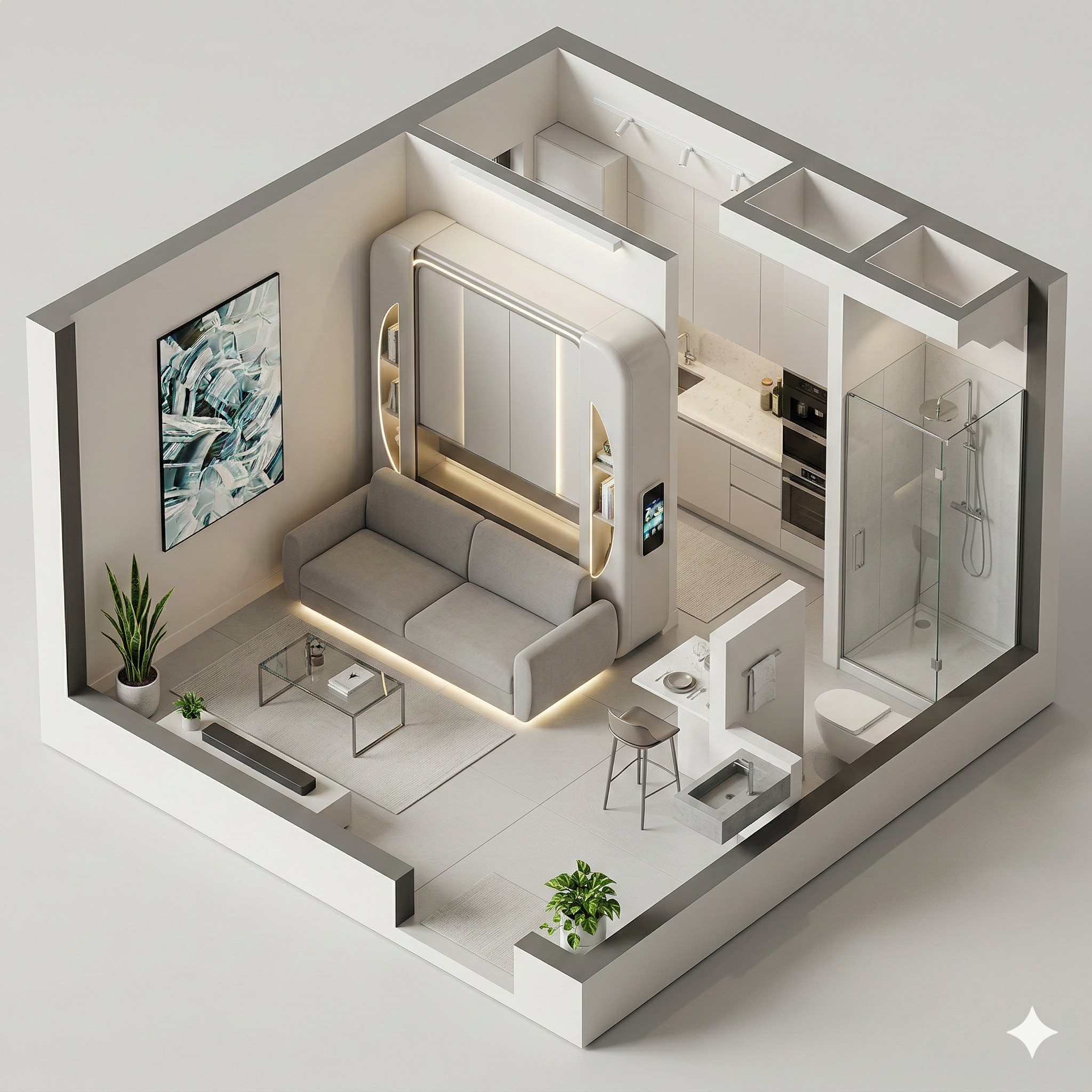 Mueble VORIA Isometrico